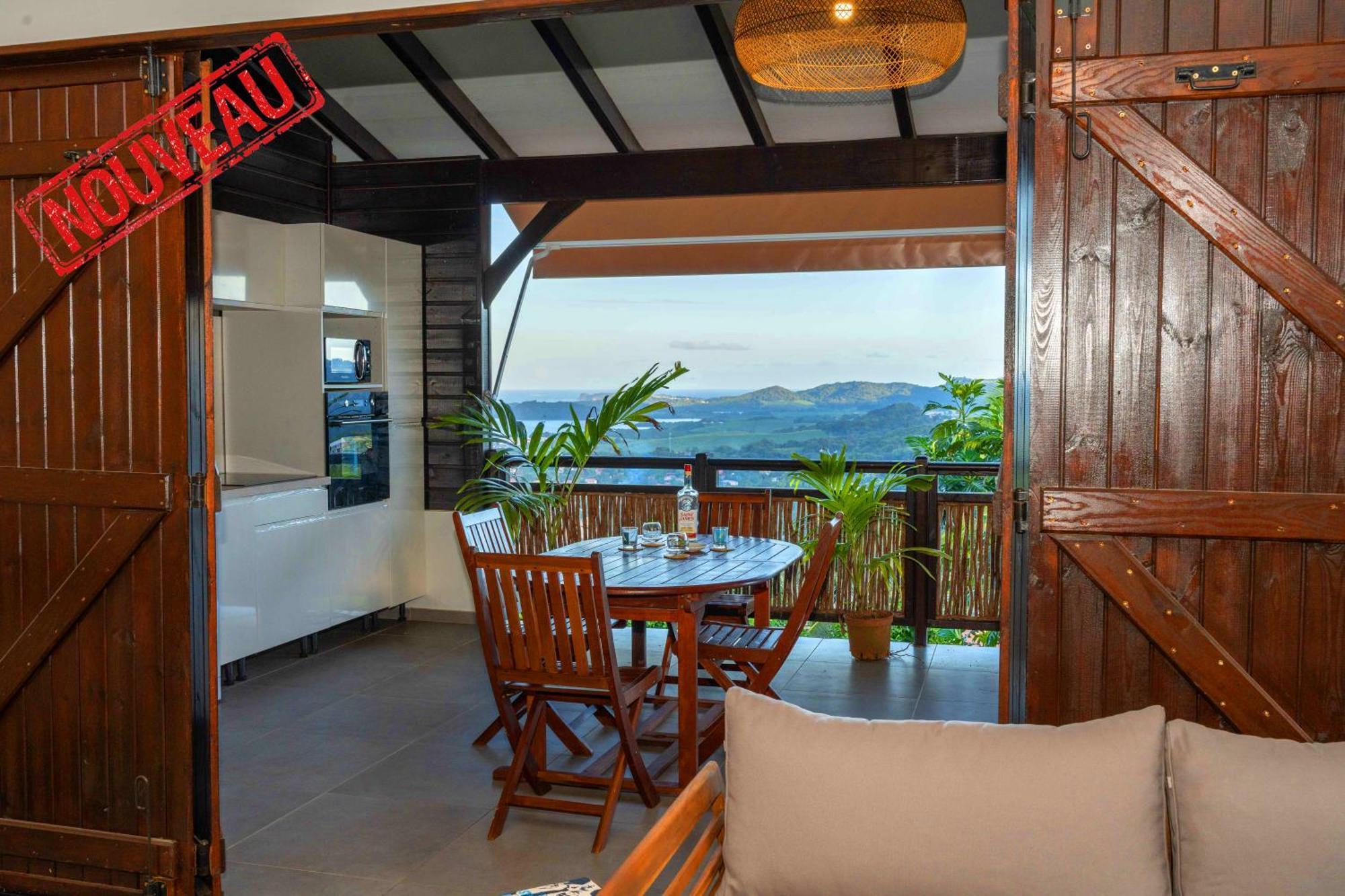 F3 Hibiscus - Piscine Chauffee - Vue Mer - 9 Min De La Plage - Ti Zwezo Paradi ラ・トリニテ エクステリア 写真