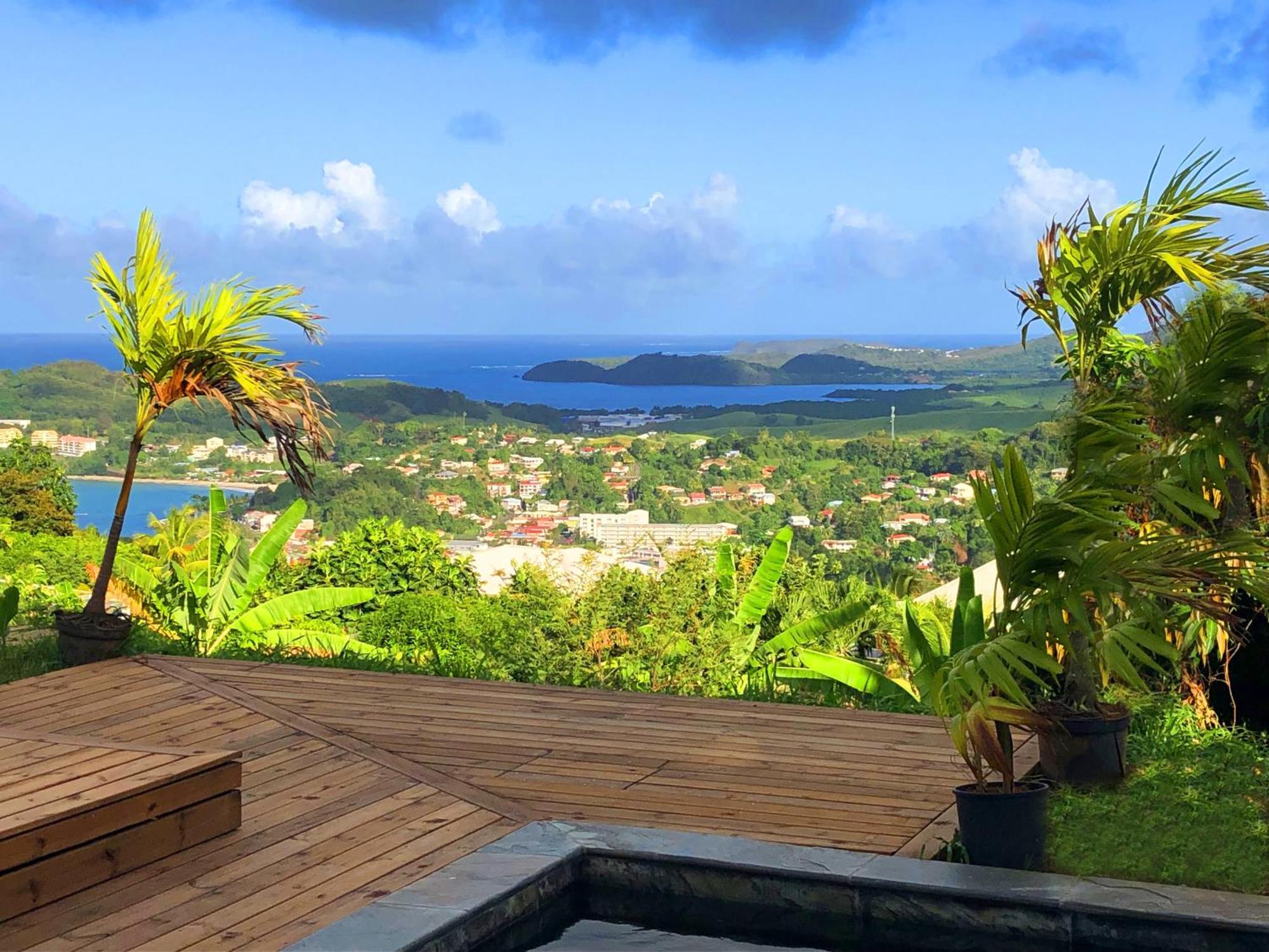 F3 Hibiscus - Piscine Chauffee - Vue Mer - 9 Min De La Plage - Ti Zwezo Paradi ラ・トリニテ エクステリア 写真